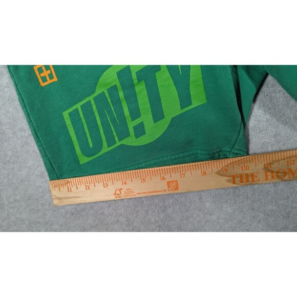 Ksubi Men Shorts Large Retro Thick Knit Unity‎ Happens Graphic Athletic Cotton - Picture 13 of 16